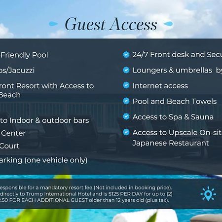 Hotel Luxury Bayfront Studio With Balcony Amazing Pool Sunny Isles Beach Zewnętrze zdjęcie